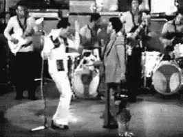 James Brown Playing Bumping Step GIF