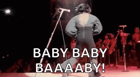 James Brown Singing Baby Baby In The Stage GIF