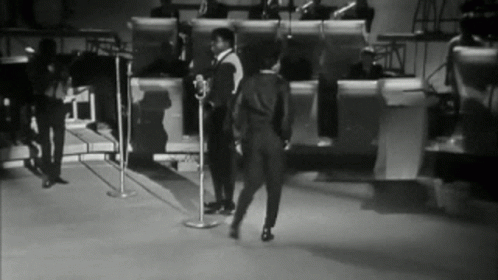 James Brown Sliding Turnaround Dance Step GIF