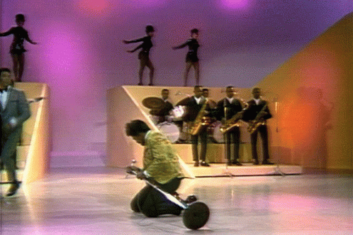 James Brown With A Cloak GIF