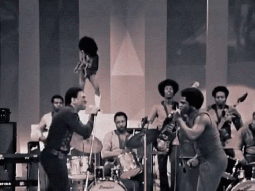 James Brown Duet Performance GIF