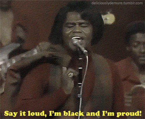James Brown Say It Loud I'm Black I'm Proud GIF