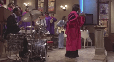 James Brown Dancing In Church GIF