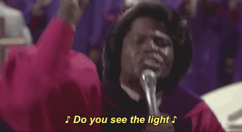 James Brown Singing In Church GIF
