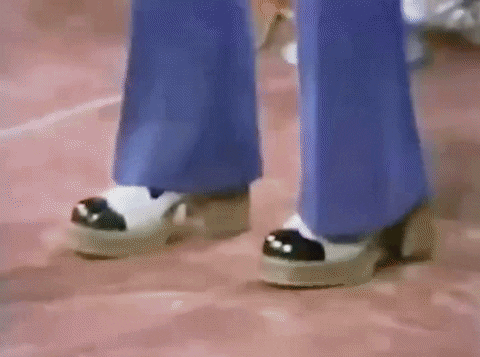 James Brown Tapping His Feet While Performing GIF