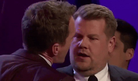 James Corden Neil Patrick Harris Lick GIF