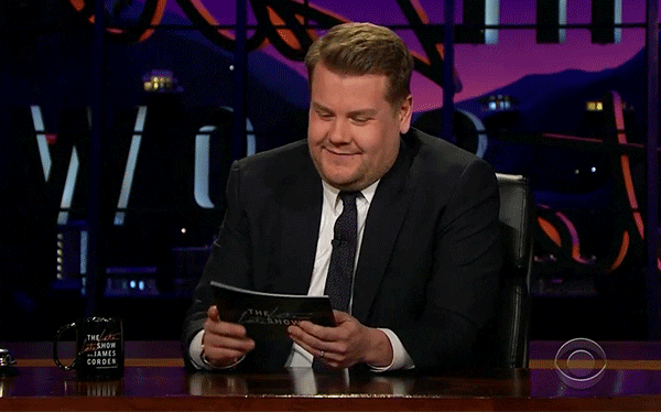 James Corden Oh Sure Reaction GIF
