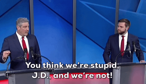 James David Jd Vance Heated Debate GIF