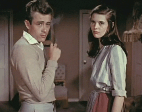 James Dean And Lois Smith GIF