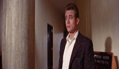 James Dean Curious Walk GIF