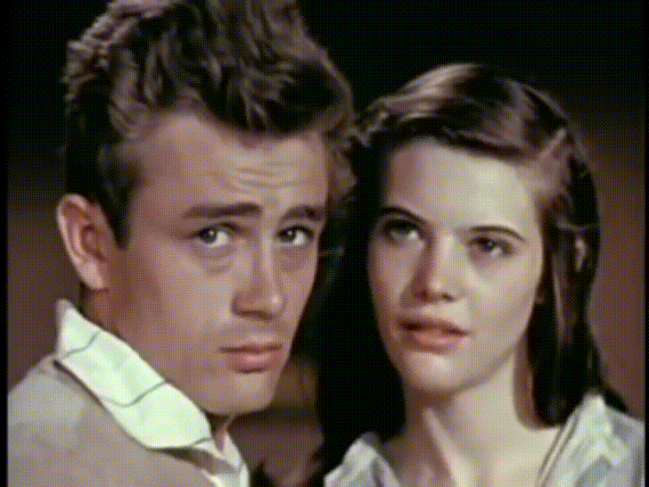 James Dean Lois Smith Love Hug GIF