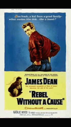 James Dean Movie Poster GIF