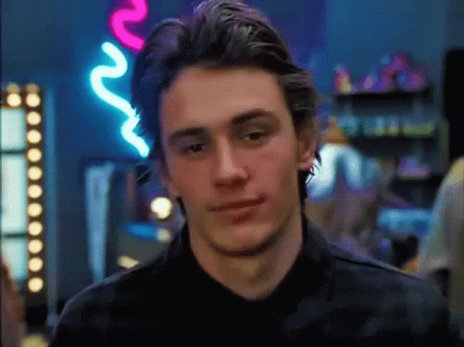 James Franco Creepy Smile GIF