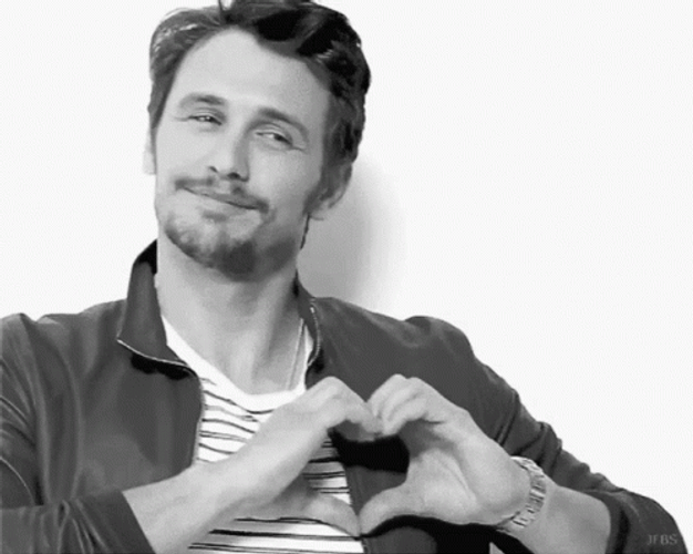 James Franco Heart GIF