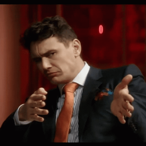 James Franco Interview GIF