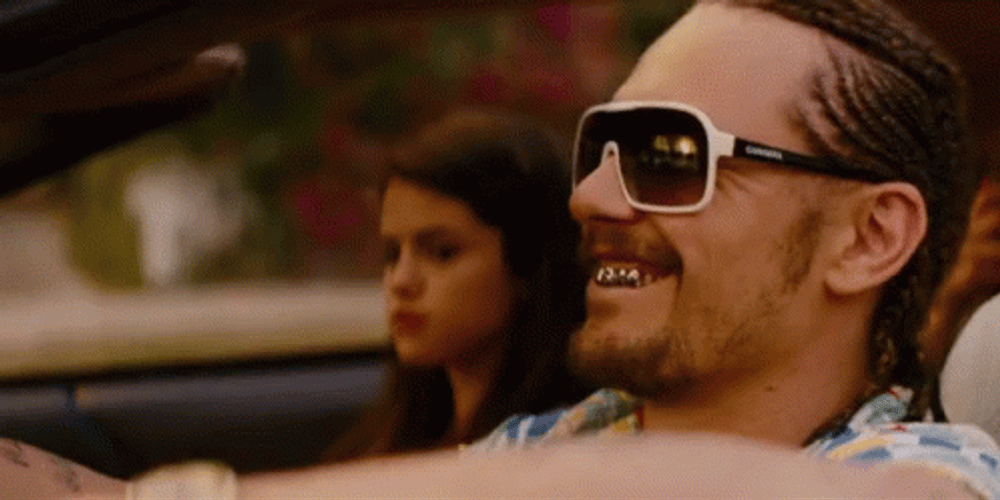 James Franco Laughing GIF