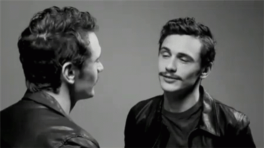 James Franco Mirror GIF