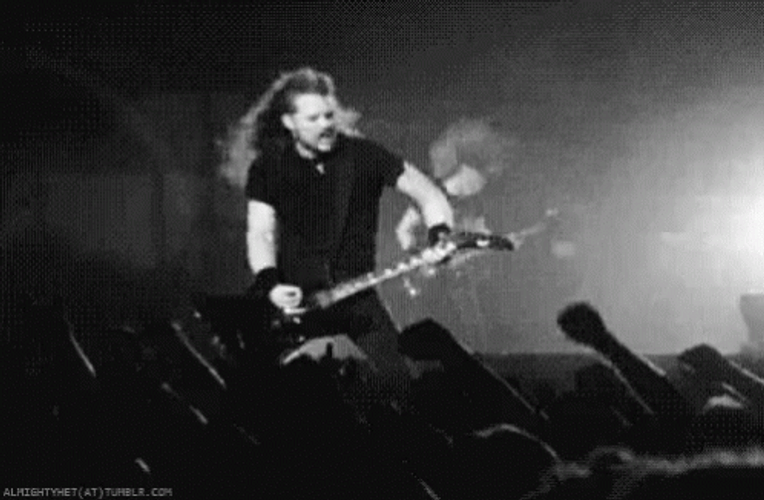 James Hetfield Rock Star GIF