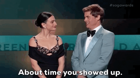 James Marsden About Time To Show Up GIF