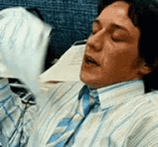 James Mcavoy Stress Weating Fanning Self Hot Weather GIF