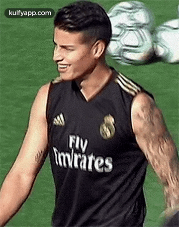James Rodriguez Fly Emirates Smile GIF