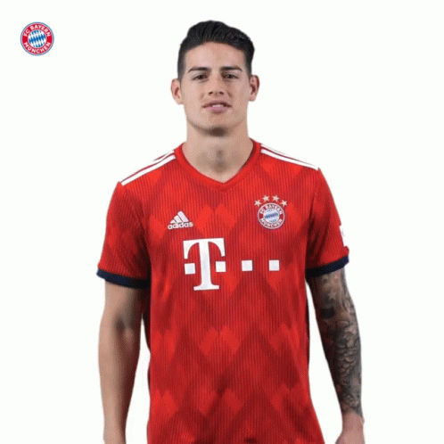 James Rodriguez Shoulder Dust Off GIF