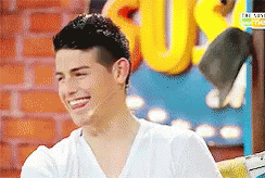 James Rodriguez Smile With Tongue Out GIF
