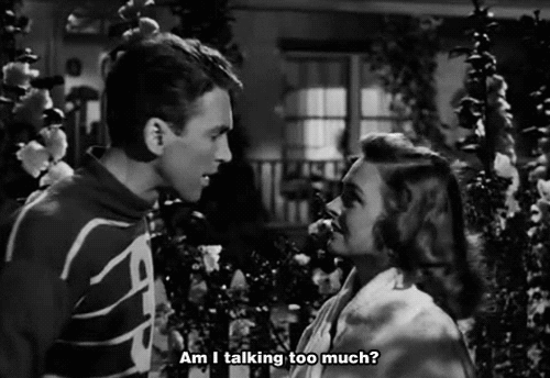 James Stewart As Person Talking Too Much GIF