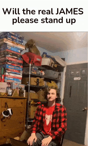 James Will The Real James Please Stand Up Gif GIF