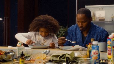Jamie Foxx Spit Cereal GIF