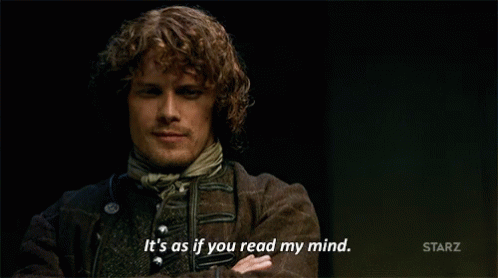 Jamie Fraser Read My Mind GIF