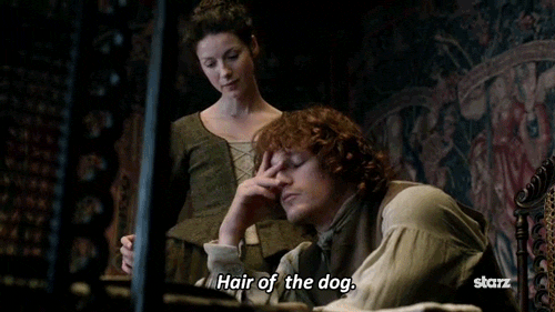 Jamie Fraser Stressed Problematic GIF