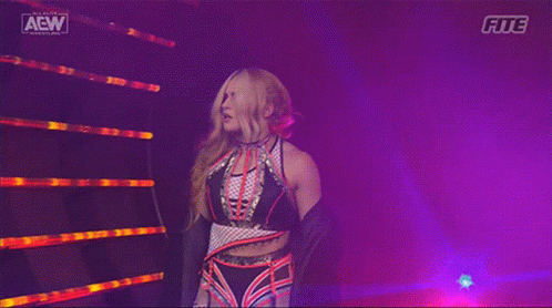 Jamie Hayter AEW Female Wrestler GIF