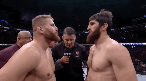 Jan Btachowicz Face Off With Magomed Ankalaev GIF