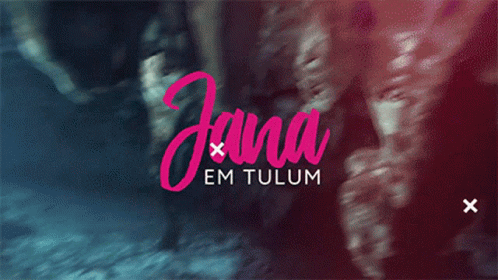 Jana Em Tulum Blurry Poster
