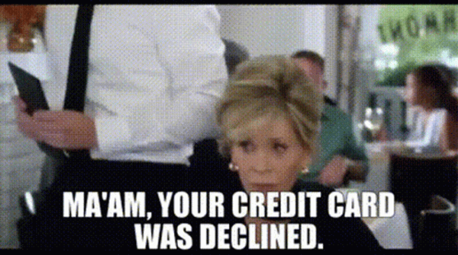 Jane Fonda Credit Card Declined GIF