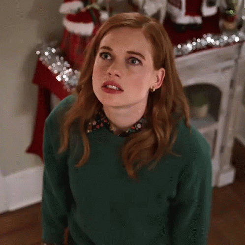 Jane Levy Grimace Smile GIF