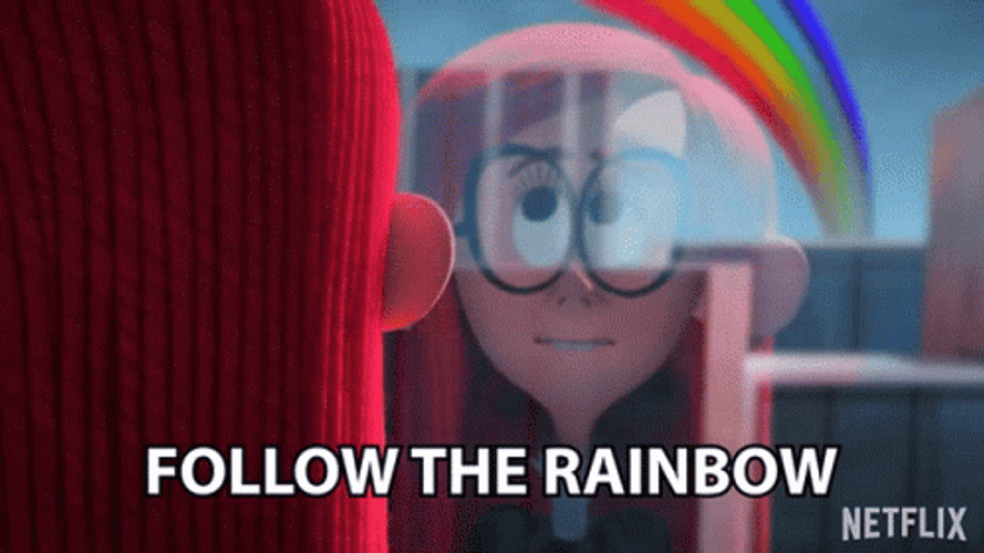 Jane Willoughby Follow The Rainbow GIF