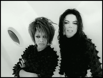 Janet And Michael Jackson GIF