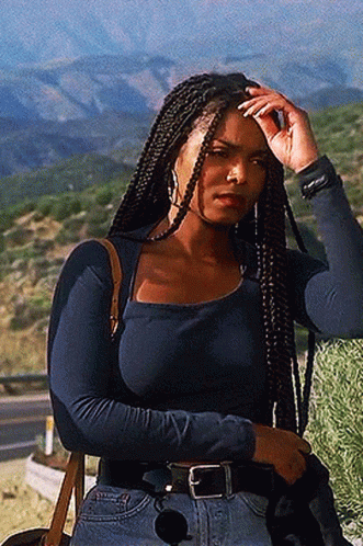 Janet Jackson Beautiful Hair GIF