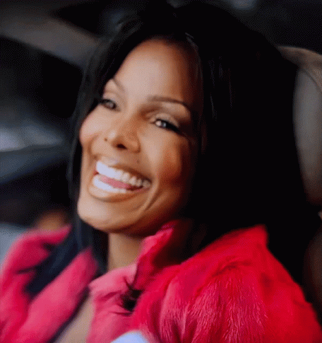 Janet Jackson Driving Car GIF