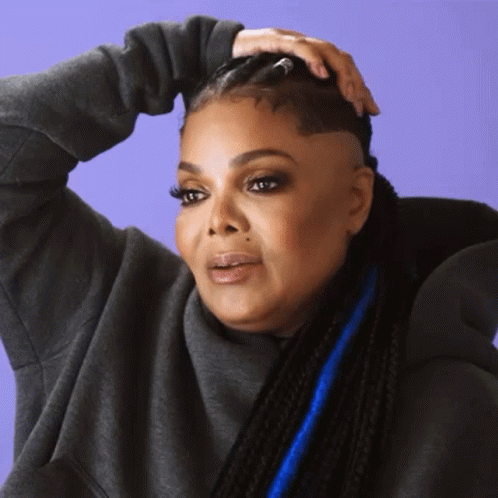 Janet Jackson Hand In Head GIF