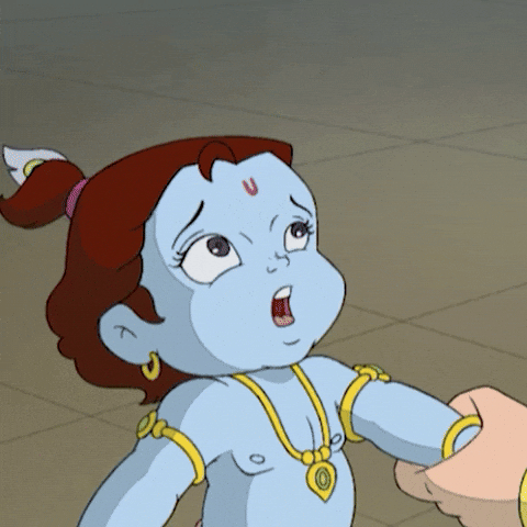Janmashtami Baby Krishna Puppy Dog Eyes GIF