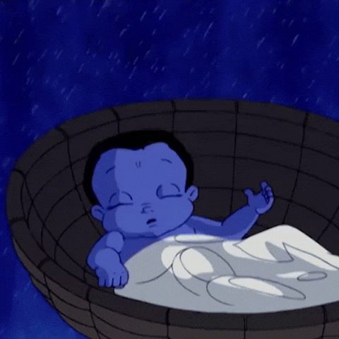 Janmashtami Baby Krishna Sound Asleep GIF