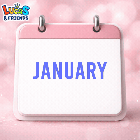 January Calendar GIF