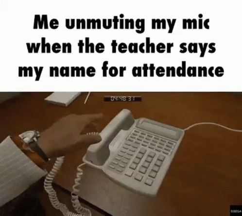 Japanese Anime Attendance Meme GIF