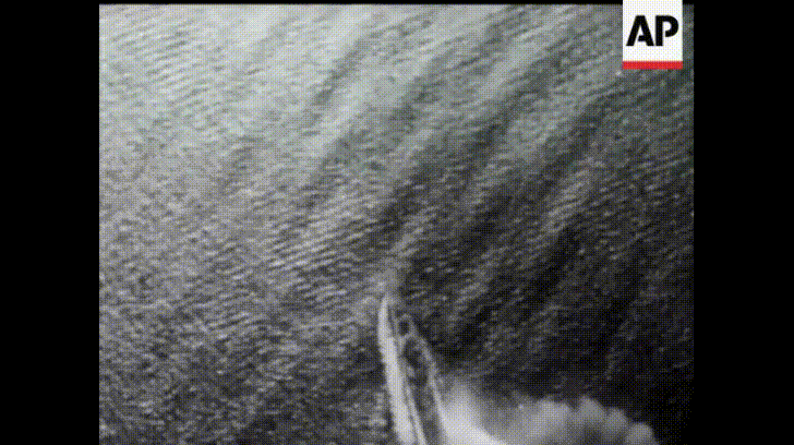 Japanese Warship Air Attack GIF