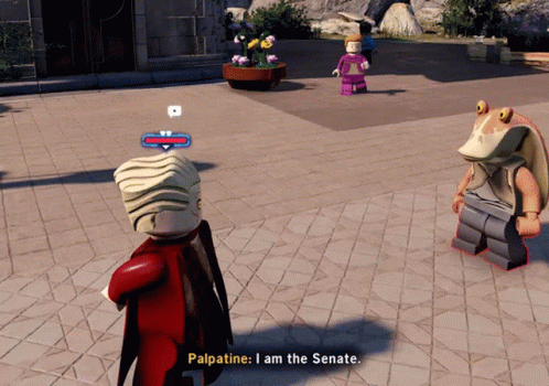 Jar Jar Binks And Palpatine GIF
