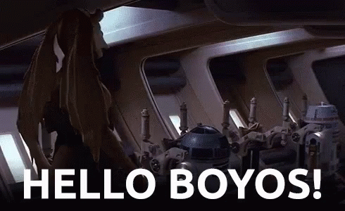 Jar Jar Binks Hello Boys GIF