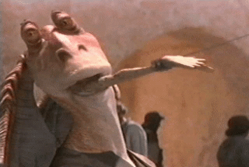 Jar Jar Binks Is A Snack GIF
